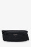 Prada Black Re-Nylon Double Zip Belt Bag