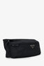 Prada Black Re-Nylon Double Zip Belt Bag