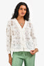 Maje White Lace Blazer Size 40