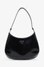 Prada Black Patent Cleo Shoulder Bag