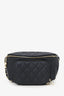Pre-Loved Chanel™ 2018-19 Black Caviar Leather Business Affinity Bumbag