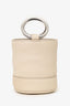 Simon Miller Cream Leather Bucket Bag