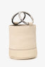 Simon Miller Cream Leather Bucket Bag