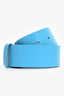 Alexander McQueen Bright Blue Leather Belt Size 75