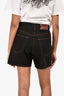 Dries Van Noten Dark Blue Denim High Waisted Shorts Size 26