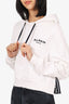 Balmain White Logo Hoodie Size XL (As Is)