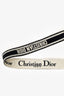 Dior Navy/Beige Embroidered Strap