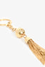 Louis Vuitton Gold Tone Tassel Key Chain Ring