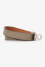 Hermes Taupe Leather Double Tour Bracelet