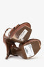Saint Laurent Brown Leather Tribute Heels Size 36.5
