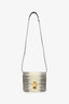 Celine Grey/Cream Lizard Box Teen Bag with Strap