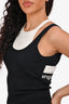 T By Alexander Wang Black/White Tank Mini Dress Size M