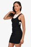T By Alexander Wang Black/White Tank Mini Dress Size M