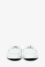 Hermes White Leather 'Oz' Mules Size 40.5