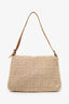 Fendi Beige Zucca Wool Mamma Forever Shoulder Bag