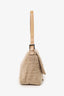 Fendi Beige Zucca Wool Mamma Forever Shoulder Bag