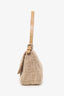 Fendi Beige Zucca Wool Mamma Forever Shoulder Bag