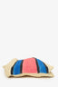 Marni Raffia Blue/Red Stripped Tote Bag (As Is)