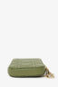 Christian Dior Green Quilted Cannage Phone Holder Case
