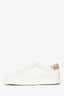 Jimmy Choo White Leather Rome/F Sneakers Size 38