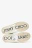 Jimmy Choo White Leather Rome/F Sneakers Size 38