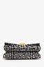 Balmain Black/White Monogram Small '1945' Shoulder Bag