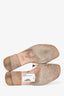 Hermès White Leather H Oran Sandals Size 37