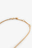 Jacquemus Gold Tone Logo Necklace