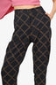 Isabel Marant Etoile Black/Yellow Slim Leg Pants Size 38