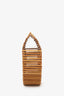 Cult Gaia Brown Bamboo Ark Clutch