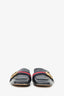 Gucci Black Square Toe GG Web Slip-on Loafers Size 36