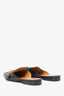 Gucci Black Square Toe GG Web Slip-on Loafers Size 36