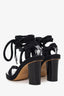 Isabel Marant Black Rope Tie Up Heels Size 35