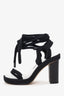 Isabel Marant Black Rope Tie Up Heels Size 35
