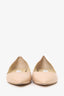 Jimmy Choo Nude Patent Leather Point Toe Flats Size 40