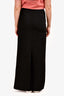 Meshki Black Tailored Maxi Skirt Size S