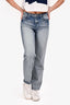 L'agence Blue Denim Straight Leg Jeans Size 26