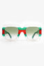 Gucci Translucent Web Oversized Square Sunglasses