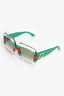 Gucci Translucent Web Oversized Square Sunglasses