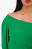 Superdown Green Long Sleeve Crop Top Size S