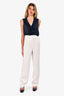 Meshki White Straight Leg Dress Pants Size S