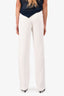 Meshki White Straight Leg Dress Pants Size S