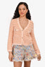 Maje Peach Knit Cardigan Size 1