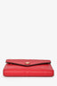 Louis Vuitton Red Monogram Empreinte 'Victorine' Wallet