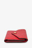 Louis Vuitton Red Monogram Empreinte 'Victorine' Wallet