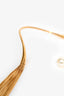 CA&LOU Gold Toned Faux Pearl Tassel Choker