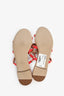 Valentino Red Leather Rockstud Sandals Size 38