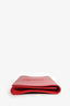 Saint Laurent Red Leather Belle de Jour Clutch