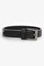 Valentino Black Leather 'VLTN' Bracelet