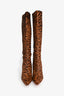 Christian Louboutin Leopard Ponyhair Heeled Boots Size 39